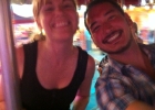 oasis of the seas - 097  riding the carousel with Chelsea and Luis